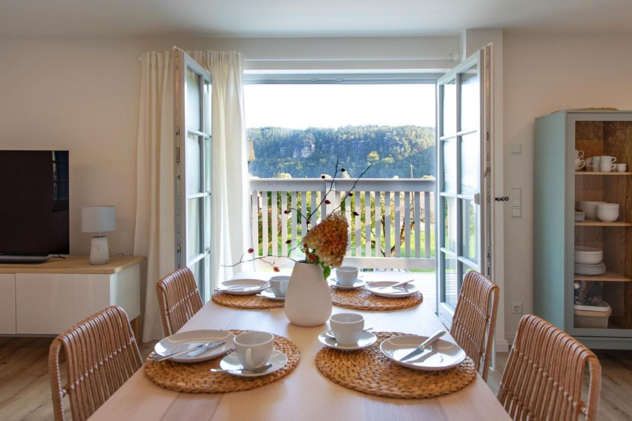 Traumhaftes Gaestehaus An Elberadweg Und Bastei Rathen Eksteriør bilde